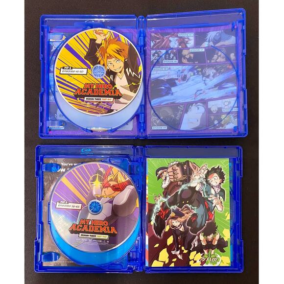 My Hero Academia Blu-Ray & DVD Bundle: Seasons 1-3, Two Heroes, & Heroes Rising - Picture 11 of 14